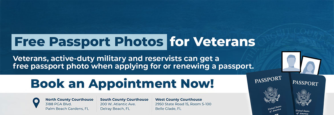 Free Passport Photos for Veterans - Clerk image