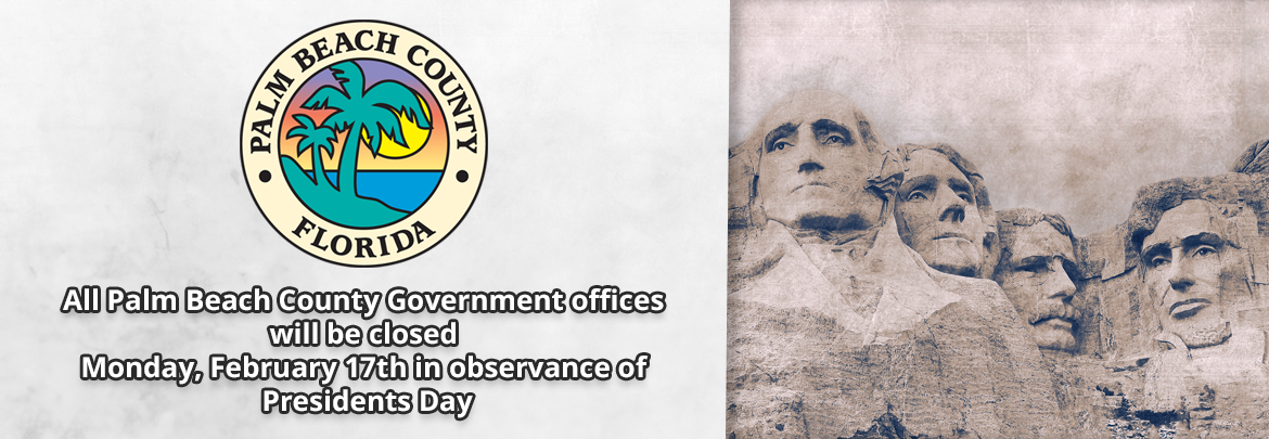 Presidents Day holiday web banner image