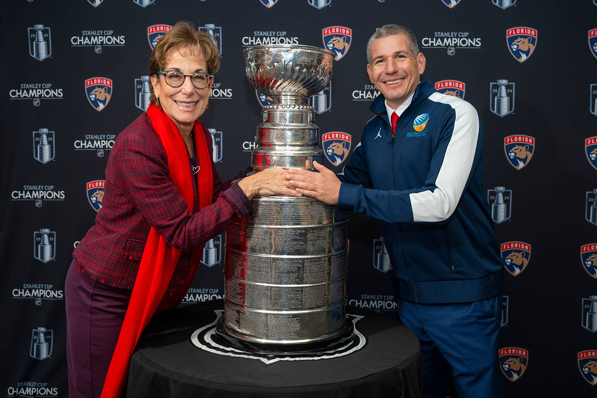 Stanley Cup Maria Marino and George Linley