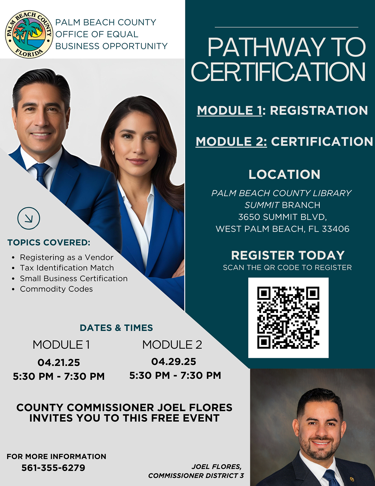 Certification Event Flyer