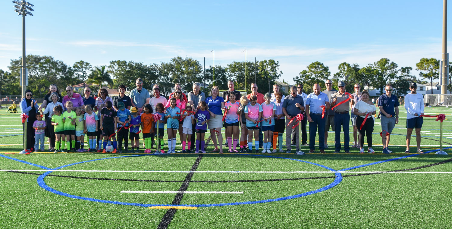 West Boynton Park Multi sport Turf Field Ribbon Cutting Ceremony