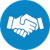 shaking hands icon