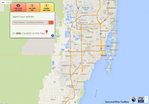 Thumbnail of FIU Sea Level Rise Tool