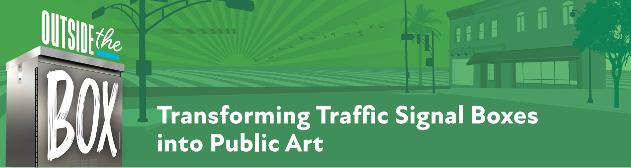 Outside the Box Logo, Transforming traffic signal boxes into public art