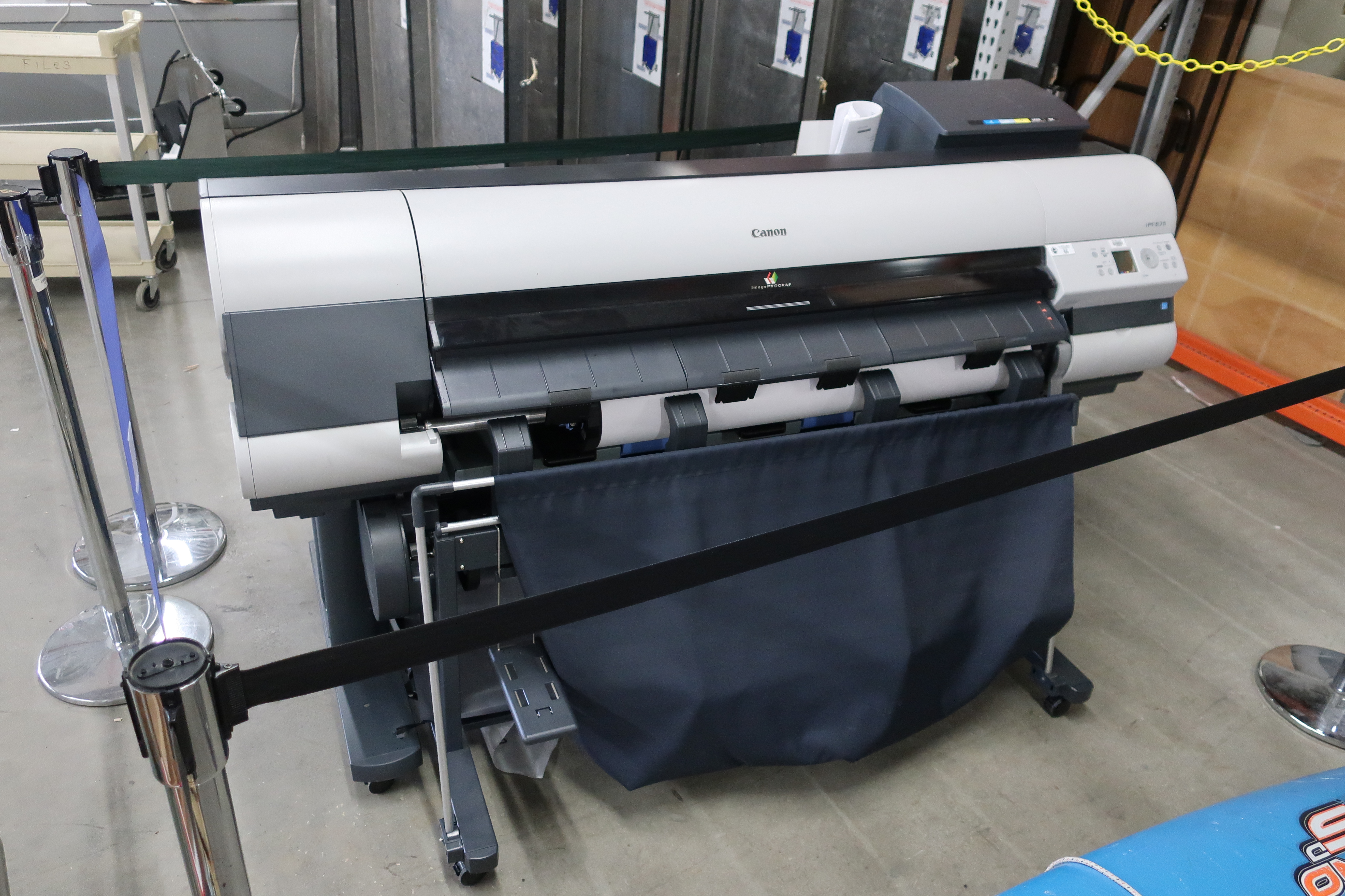 LOT WITH CANON iPF825  PLOTTER PRINTER