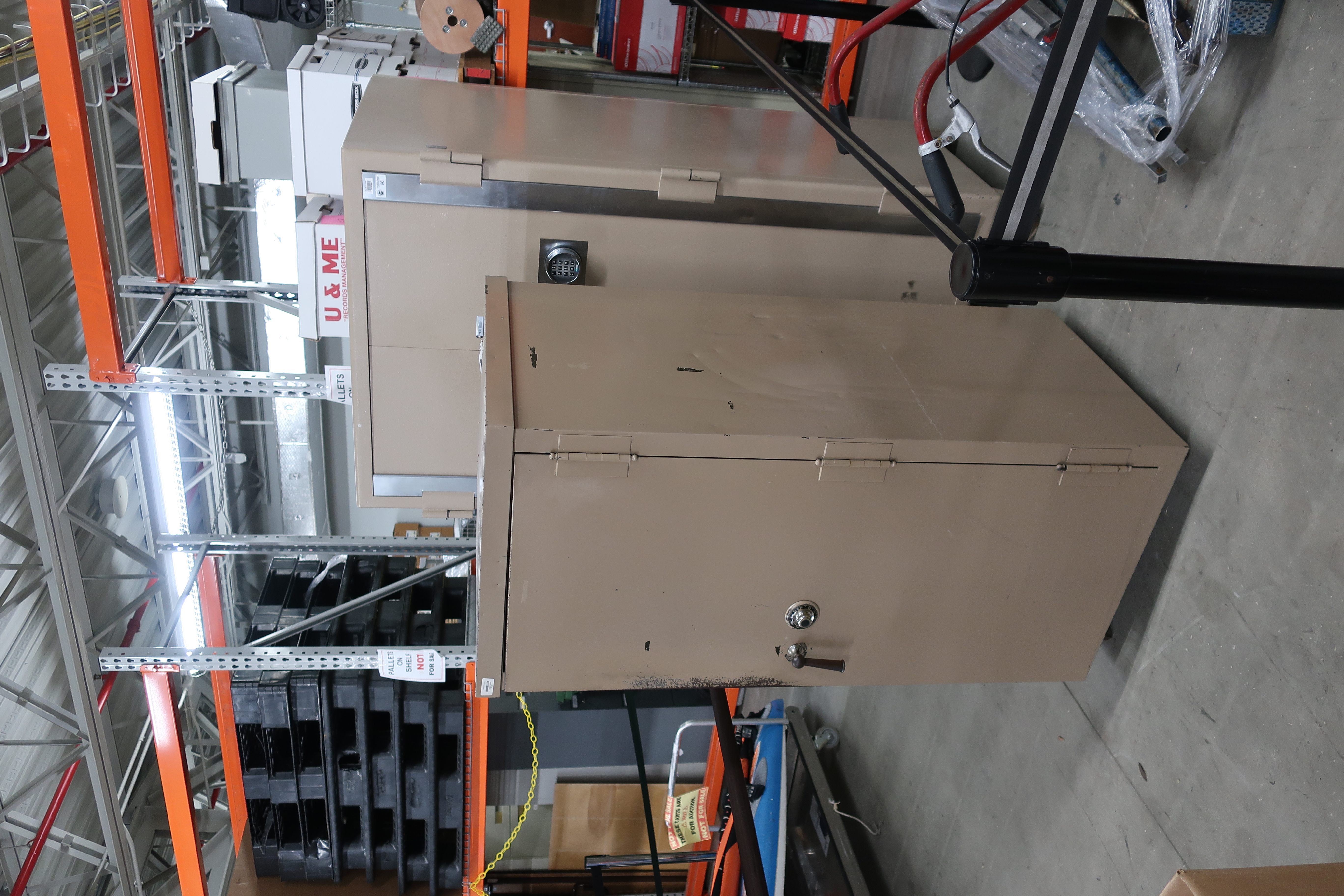 LOT OF TWO (2) LARGE SAFES