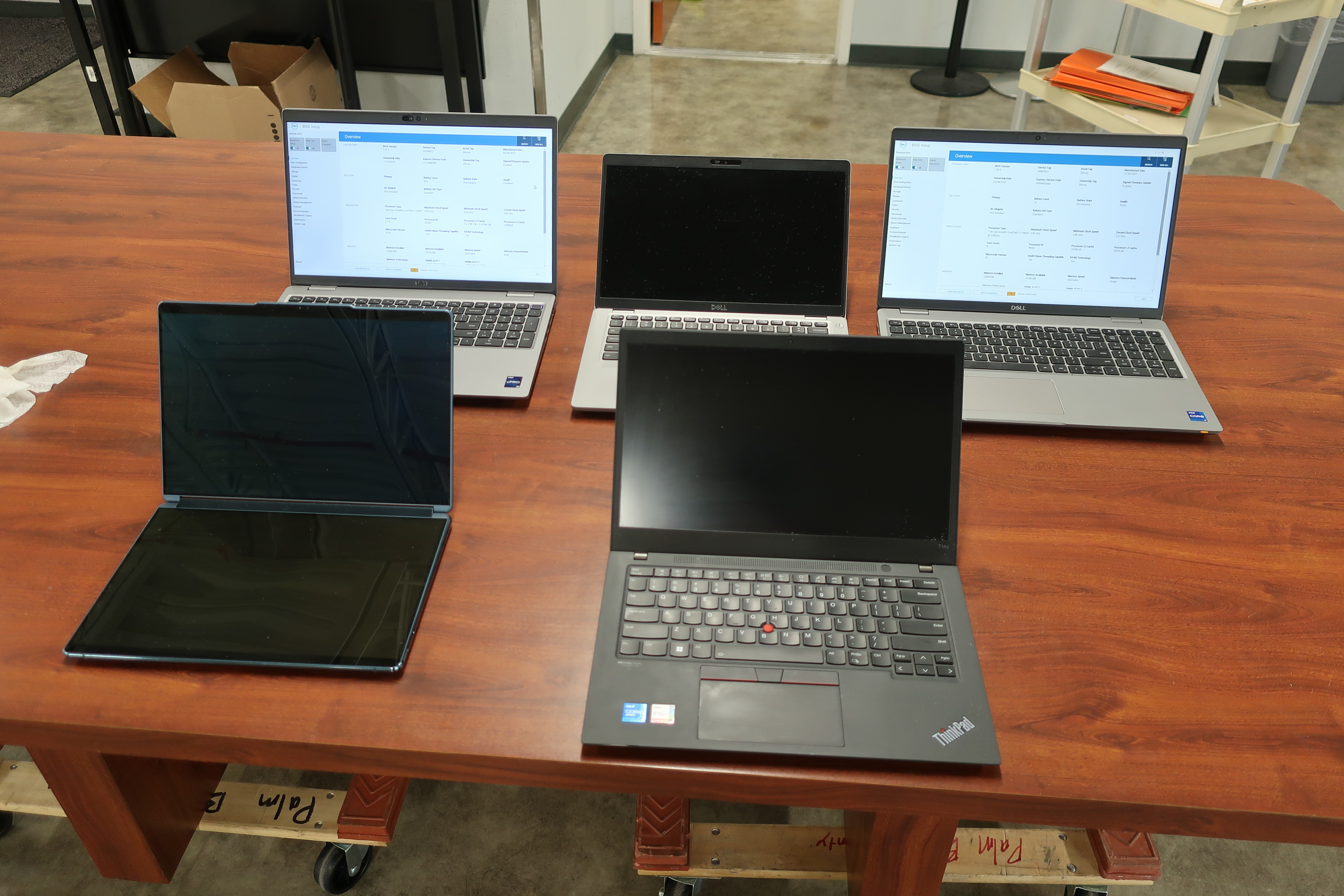 LOT of DELL & LENOVO LAPTOPS