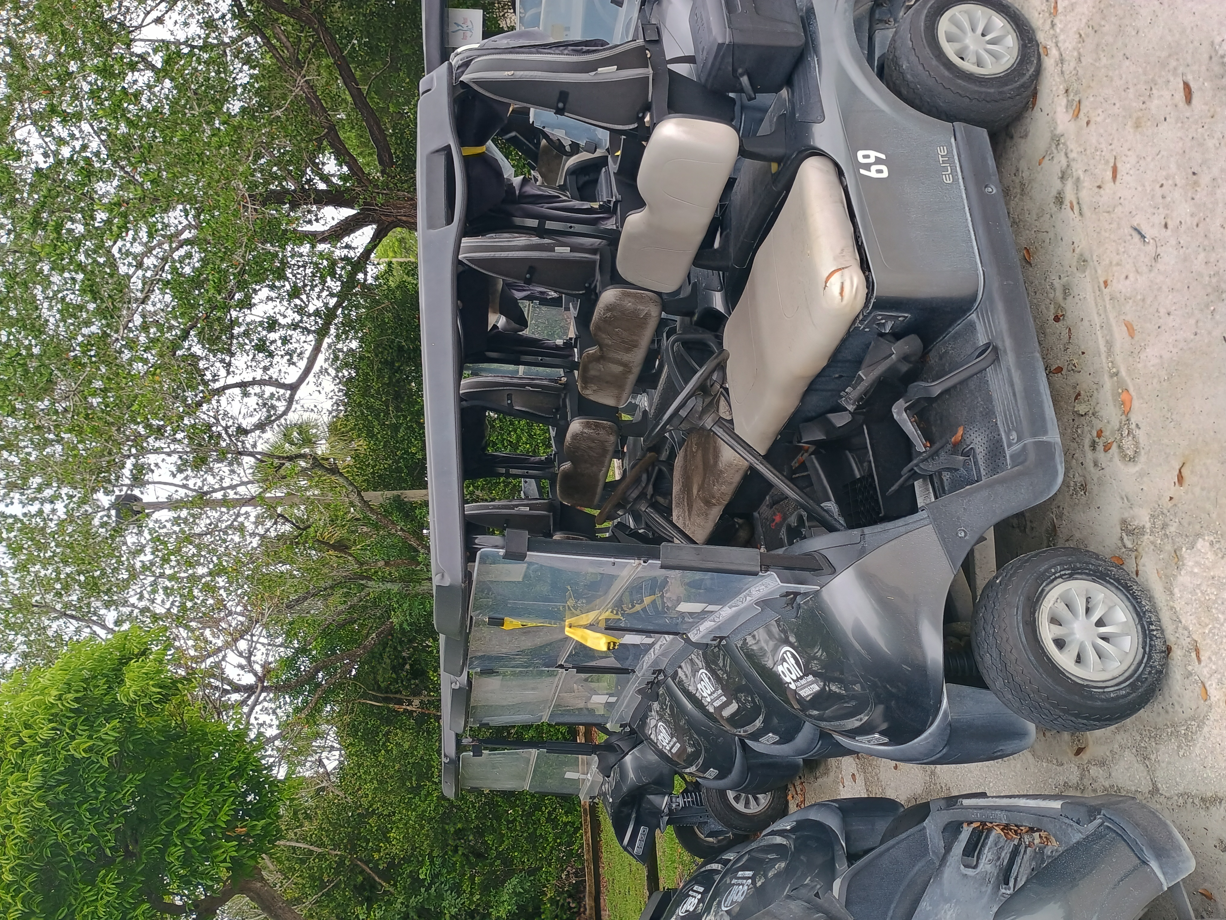 LOT of FOUR (4) 2020 EZ-GO ELITE LITHIUM-ION GOLF CARTS #69/4/36/80