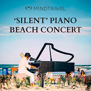silent piano beach concert