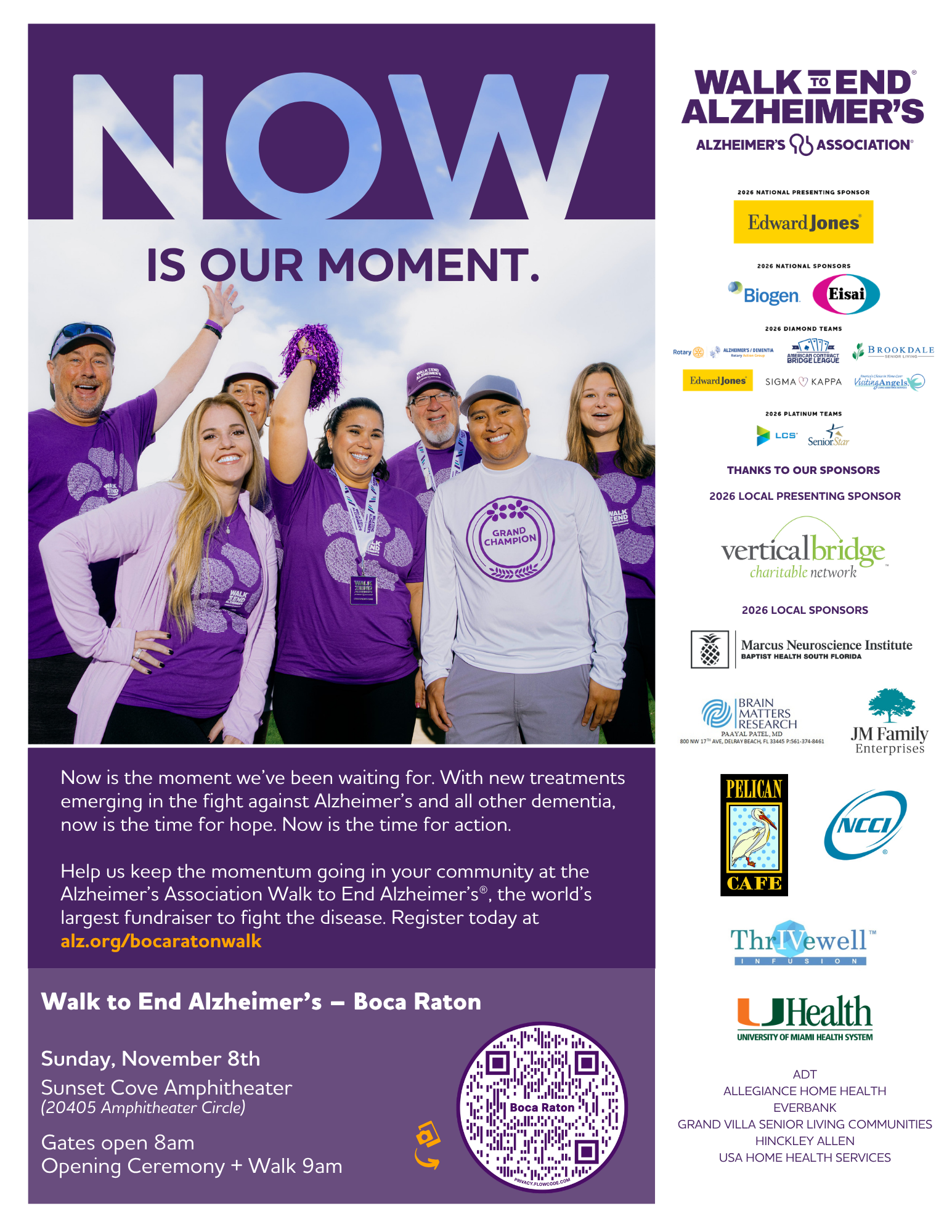 Walk to End Alzheimers Flyer