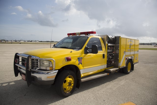 Type of Unit: Airport Lieutenant 
Station:  81 
Year Built:  2001 
Manufacturer:  Ford/Ferrara 
Chassis:  F550 Minipumper 
Pump Rate:  gallons per minute  
Foam Capacity:  15 gallons