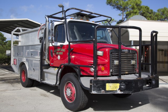 Type of Unit:  Brush
Station:  19
Year Built:  2007
Manufacturer:  Ferrara
Chassis:  Freightliner FL-80
Water Capacity:  750 gallons 
Pump Rate:  500 gallons per minute 