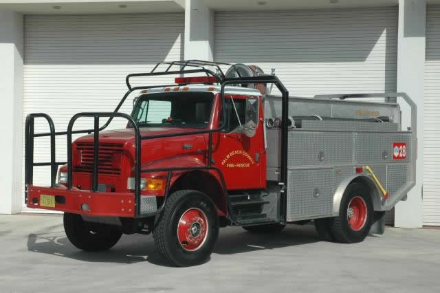 Type of Unit:  Brush
Station:  28
Year Built:  2013
Manufacturer:  Ford
Chassis:  International
Water Capacity:  750 gallons 
Pump Rate:  500 gallons per minute 