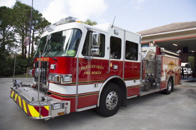 Type of Unit:  Engine
Station:  16
Year Built:  2013
Manufacturer:  Sutphen
Chassis:  Freightliner M2
Water Capacity:  750 gallons 
Pump Rate:  1250 gallons per minute 
Foam Capacity:  15 gallons 