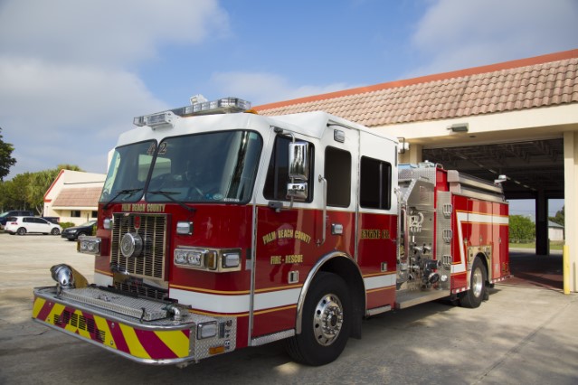 Type of Unit: Engine
Station:  42
Year Built:  2012
Manufacturer:  Sutphen
Chassis:  Freightliner FL-80
Water Capacity:  750 gallons 
Pump Rate:  1250 gallons per minute 