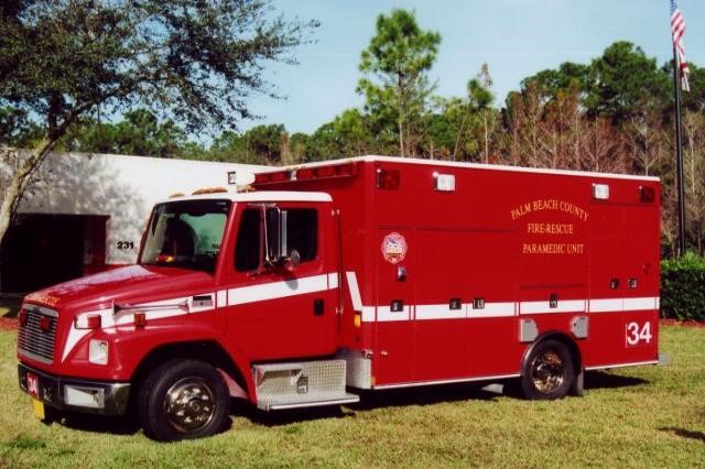 Type of Unit:  Rescue 
Station:  34 
Year Built:  2013 
Manufacturer:  Horton 
Chassis:  Freightliner FL-60 
