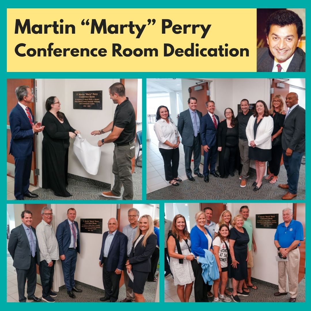 Vista Center Conference Room Dedication  Honoring Martin “Marty" Perry